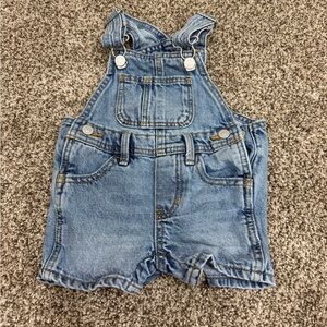 Old Navy Light Blue Denim Short Overalls for Kids